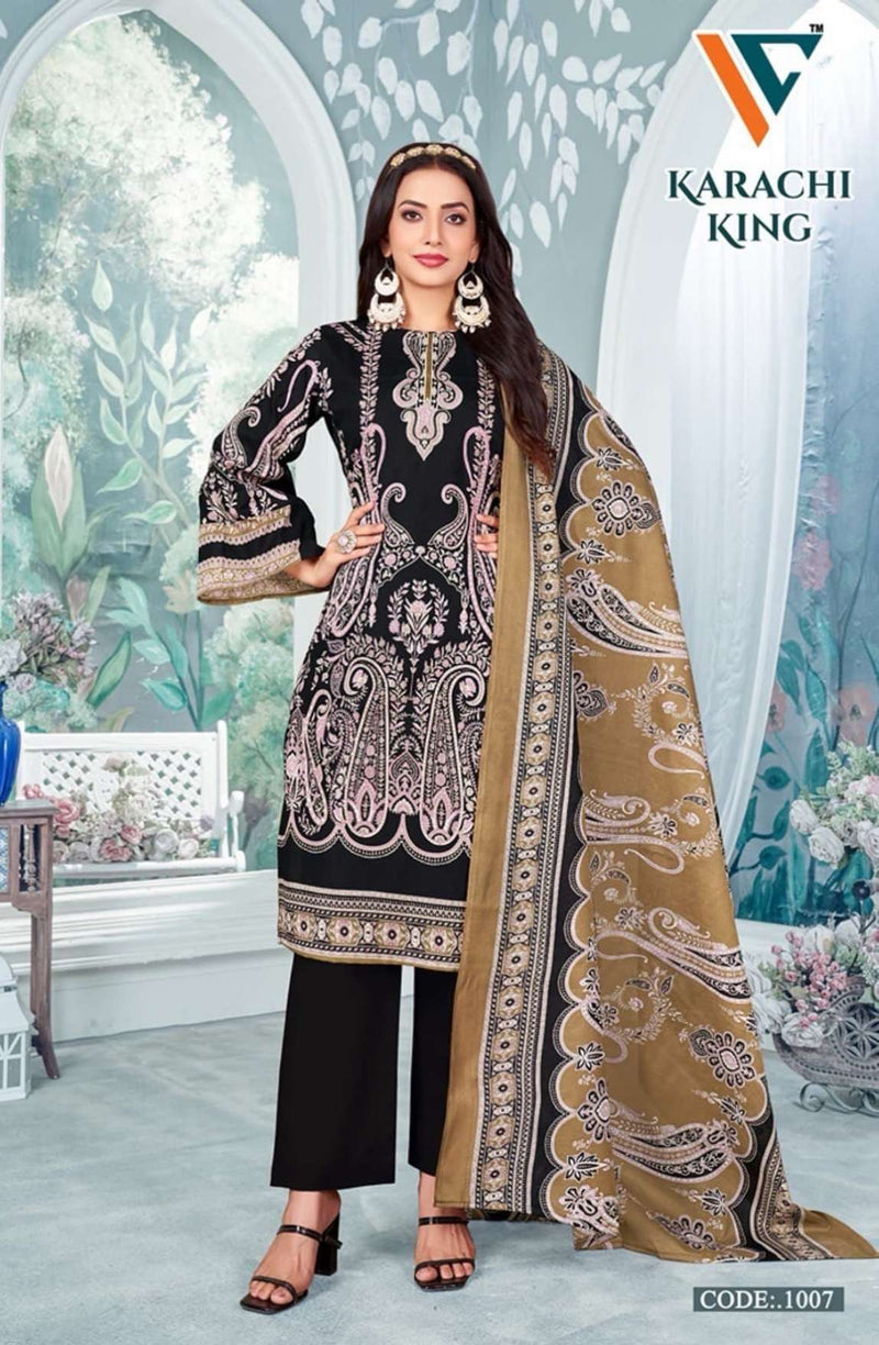Vandana Creation Karachi‎ King‎‎ Vol 1 Cotton‎‎‎‎ Digital Print Daily Wear Salwar Suit