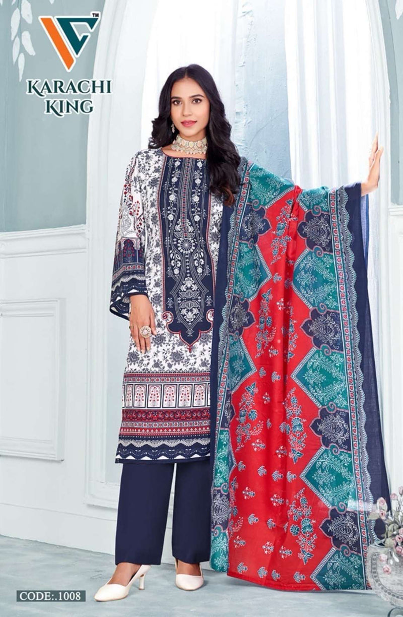 Vandana Creation Karachi‎ King‎‎ Vol 1 Cotton‎‎‎‎ Digital Print Daily Wear Salwar Suit