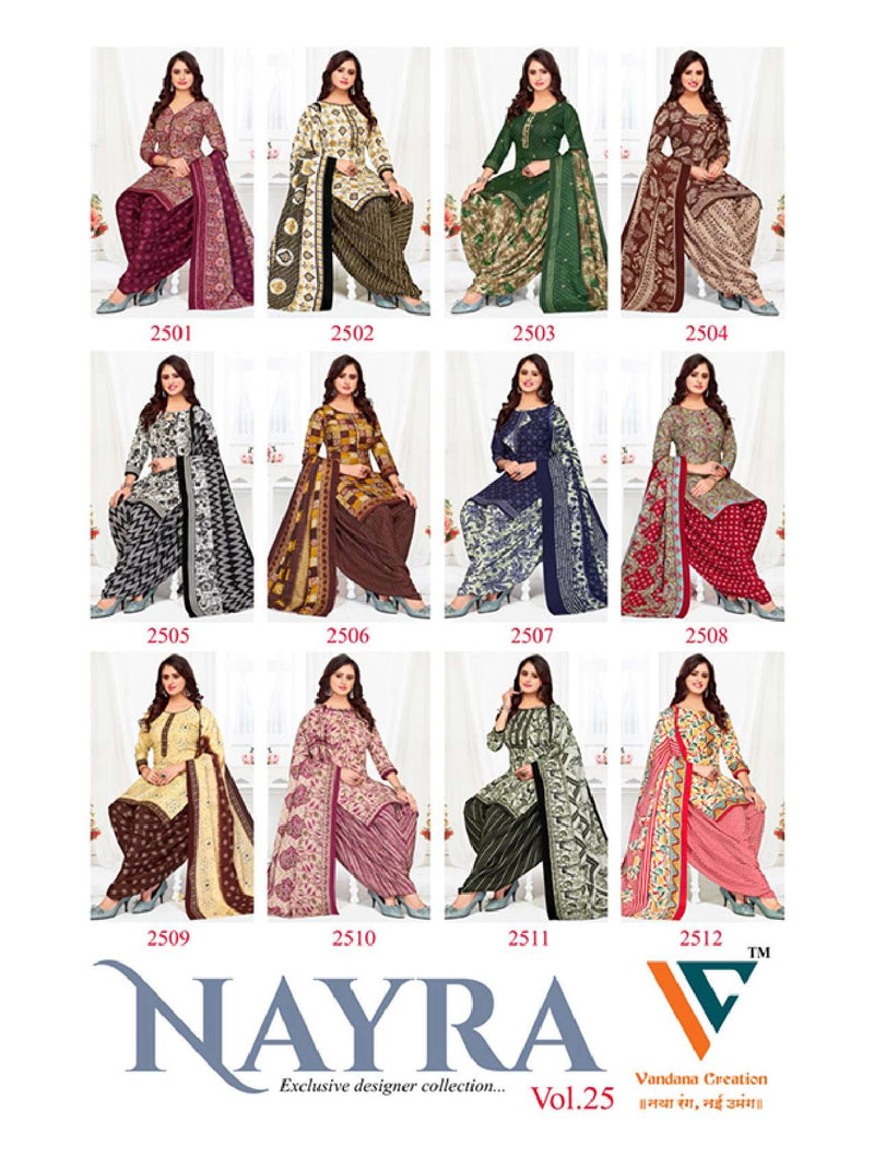 Vandana Creation Nayra‎ Vol 25 Cotton Daily Wear Salwar Suit