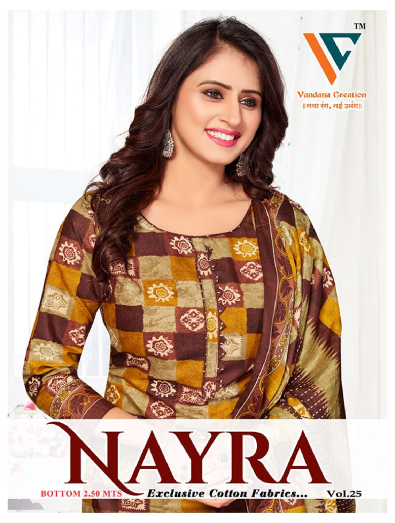 Vandana Creation Nayra‎ Vol 25 Cotton Daily Wear Salwar Suit