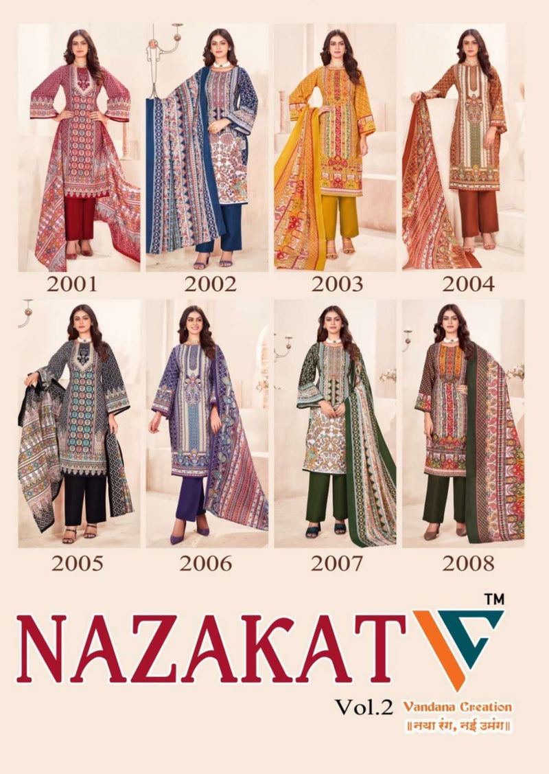 Vandana Creation Nazakat Vol 2 Cotton Daily Wear Suit