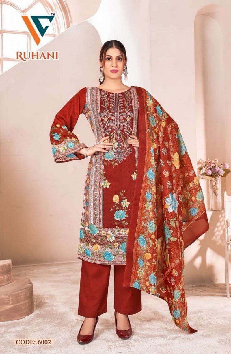 Vandana Creation Ruhani Vol 6 Cotton Digital‎‎ Style‎‎‎‎ Print Daily Wear Salwar Suit