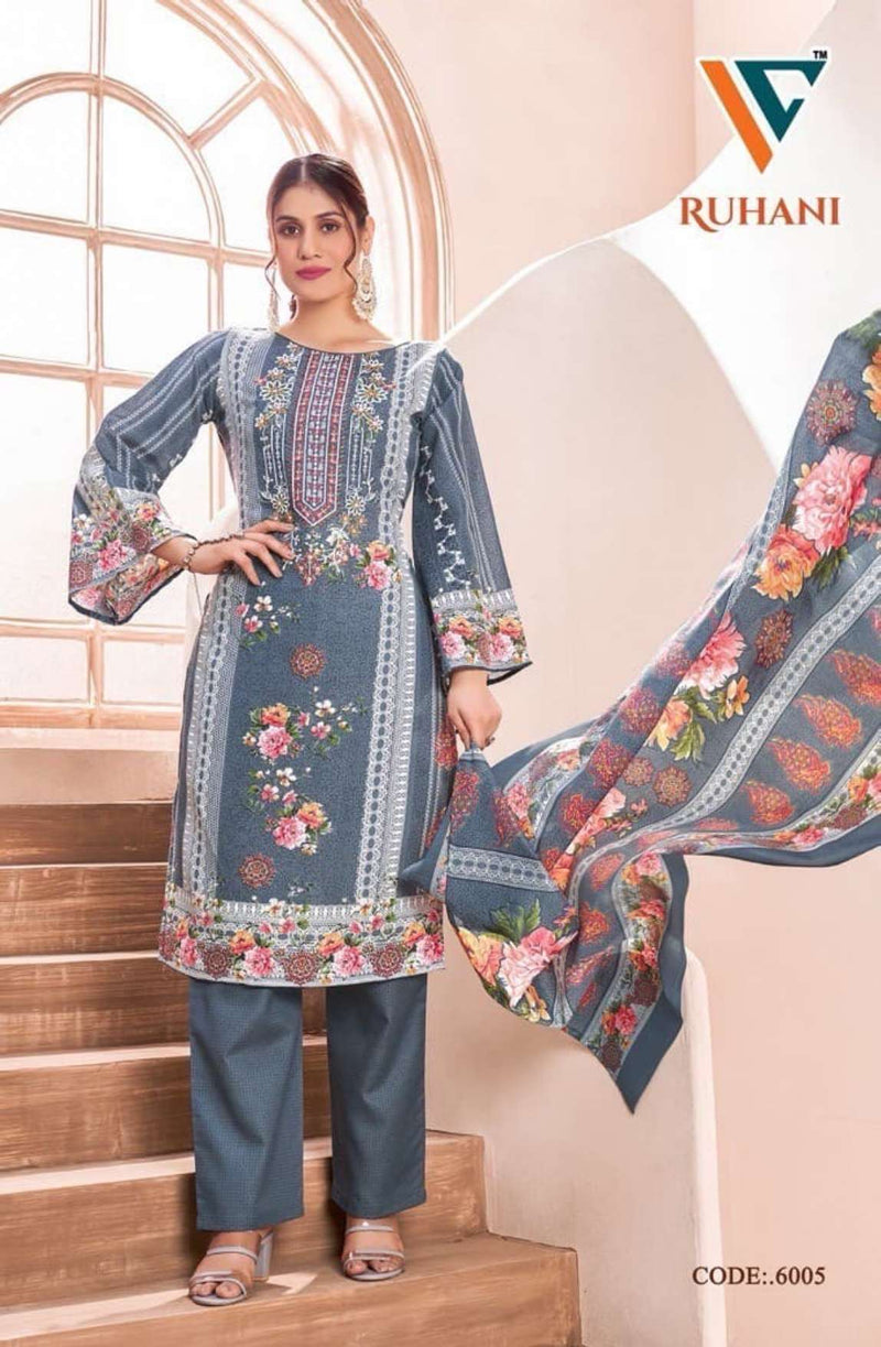 Vandana Creation Ruhani Vol 6 Cotton Digital‎‎ Style‎‎‎‎ Print Daily Wear Salwar Suit