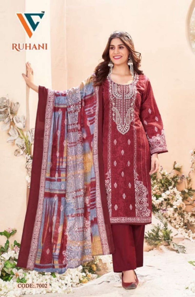 Vandana Creation Ruhani Vol 7 Cotton Digital‎‎ Style‎‎‎‎ Print Daily Wear Salwar Suit