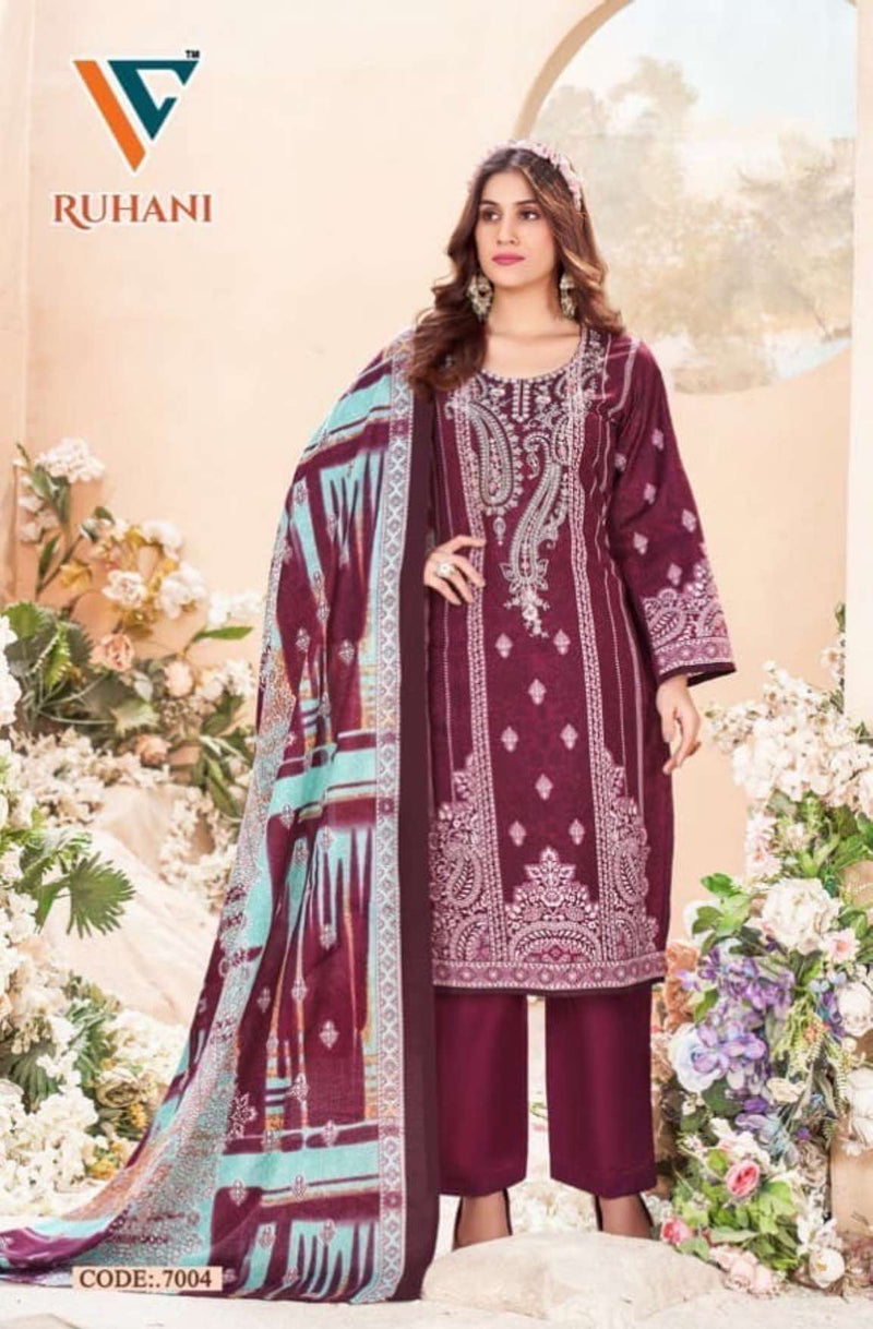 Vandana Creation Ruhani Vol 7 Cotton Digital‎‎ Style‎‎‎‎ Print Daily Wear Salwar Suit