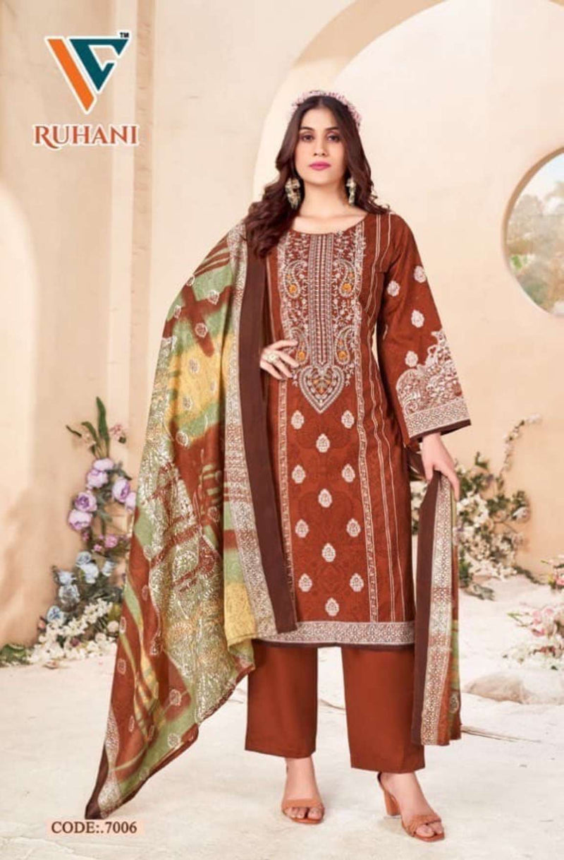 Vandana Creation Ruhani Vol 7 Cotton Digital‎‎ Style‎‎‎‎ Print Daily Wear Salwar Suit