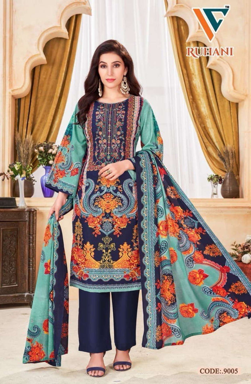 Vandana Creation Ruhani‎‎ Vol 9 Cotton‎ Digital‎‎‎ Style‎‎‎‎ Print Daily Wear Salwar Suit