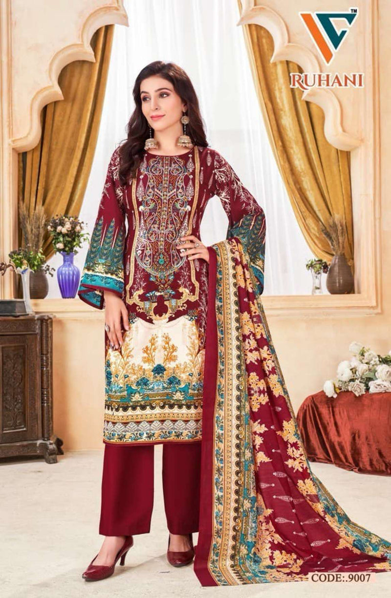 Vandana Creation Ruhani‎‎ Vol 9 Cotton‎ Digital‎‎‎ Style‎‎‎‎ Print Daily Wear Salwar Suit