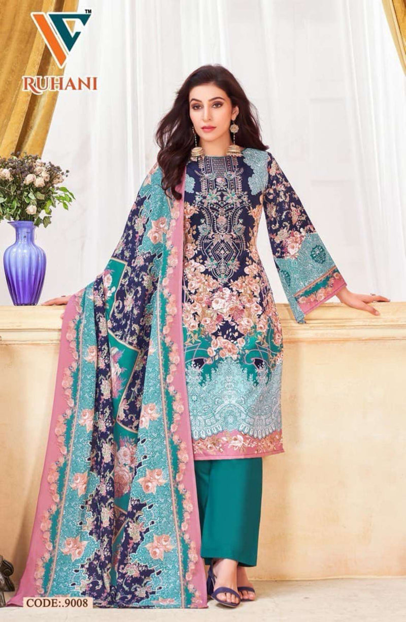 Vandana Creation Ruhani‎‎ Vol 9 Cotton‎ Digital‎‎‎ Style‎‎‎‎ Print Daily Wear Salwar Suit