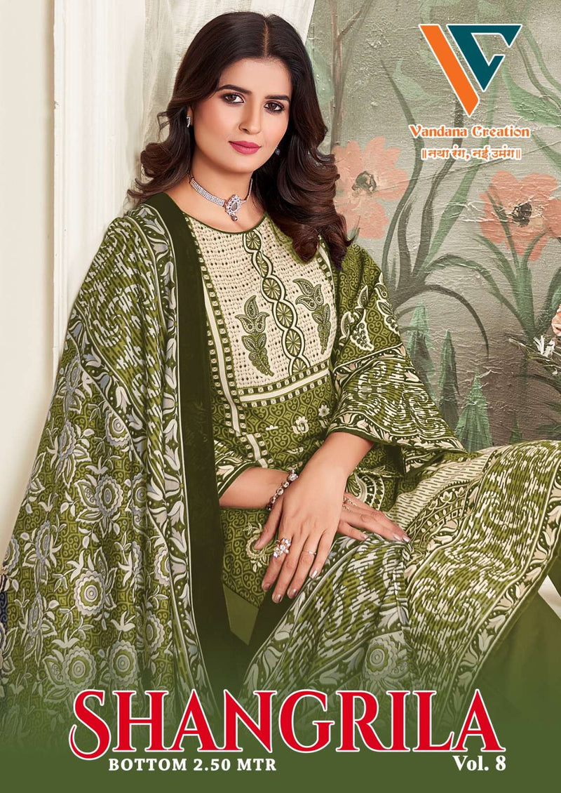 Vandana Creation Shangrila Vol 8 Cotton Prints Dailywear Salwar Suit