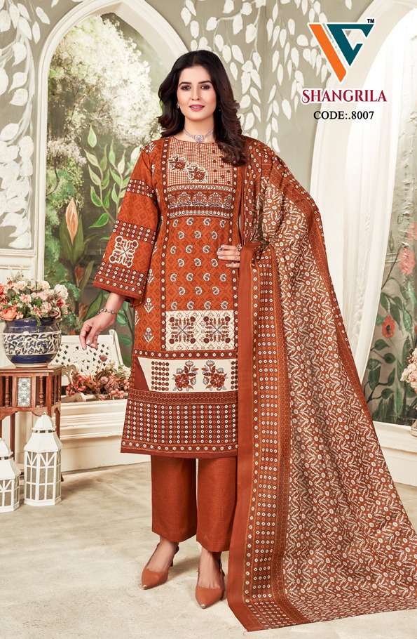 Vandana Creation Shangrila Vol 8 Cotton Prints Dailywear Salwar Suit