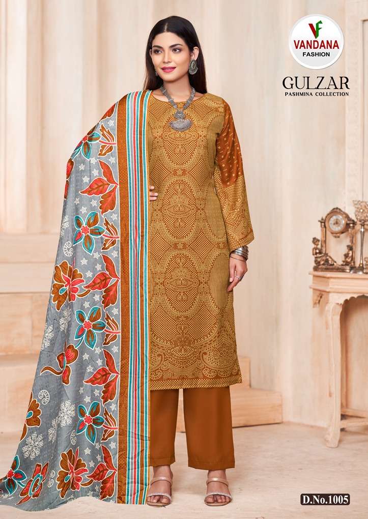 Vandana Fashion Gulzar Vol 1 Pashmina Digital Style Print Salwar Suit