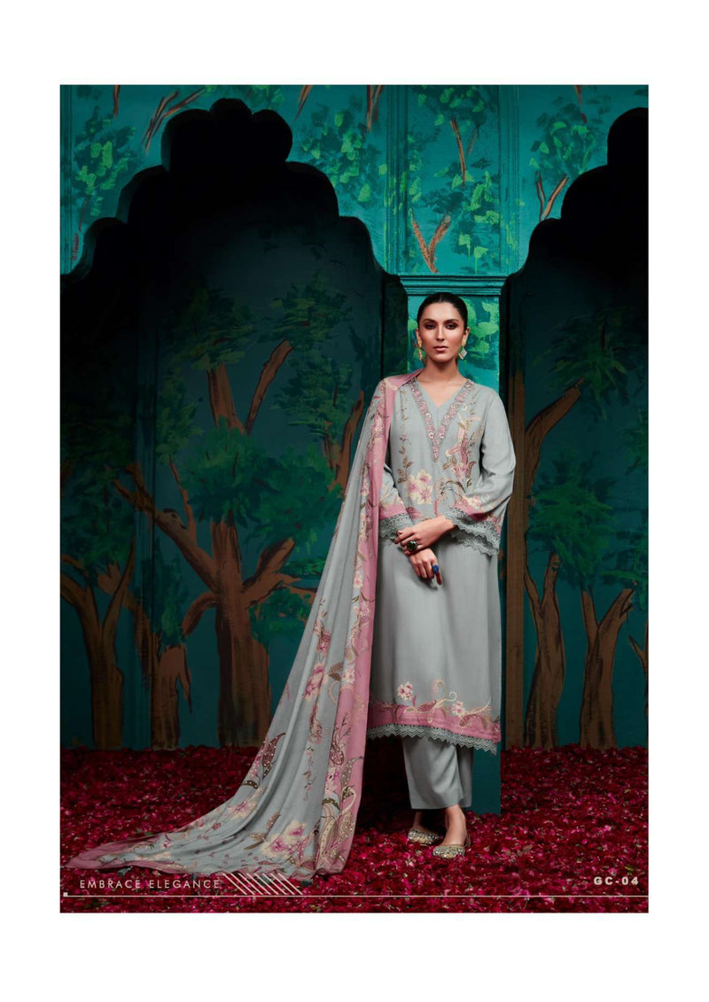 Varsha Fashion Grace Viscose Muslin Digitally Printed Heavy Salwar Suit