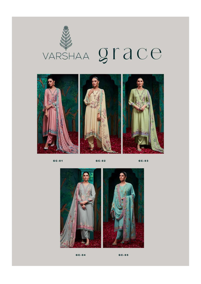 Varsha Fashion Grace Viscose Muslin Digitally Printed Heavy Salwar Suit