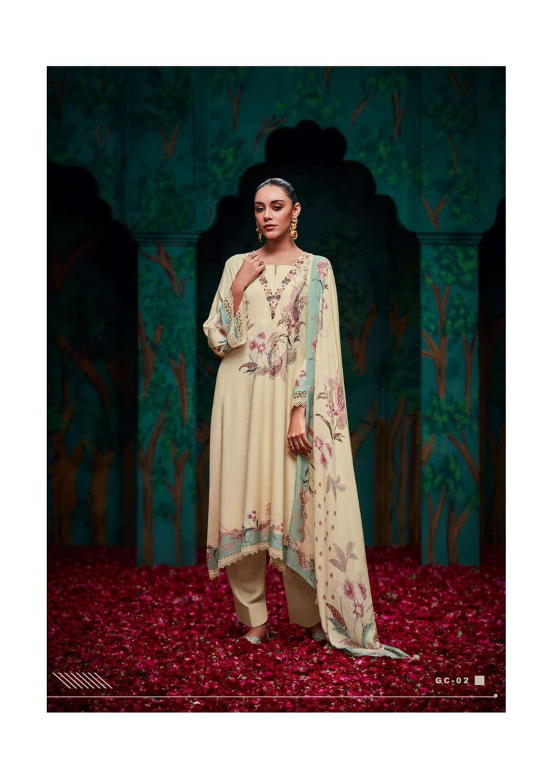 Varsha Fashion Grace Viscose Muslin Digitally Printed Heavy Salwar Suit