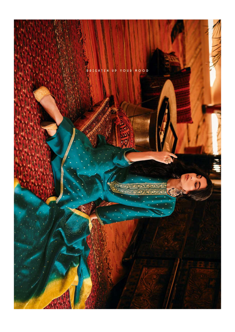 Varsha Fashion Iqra Russian Silk Embroidery Designer Salwar Suit