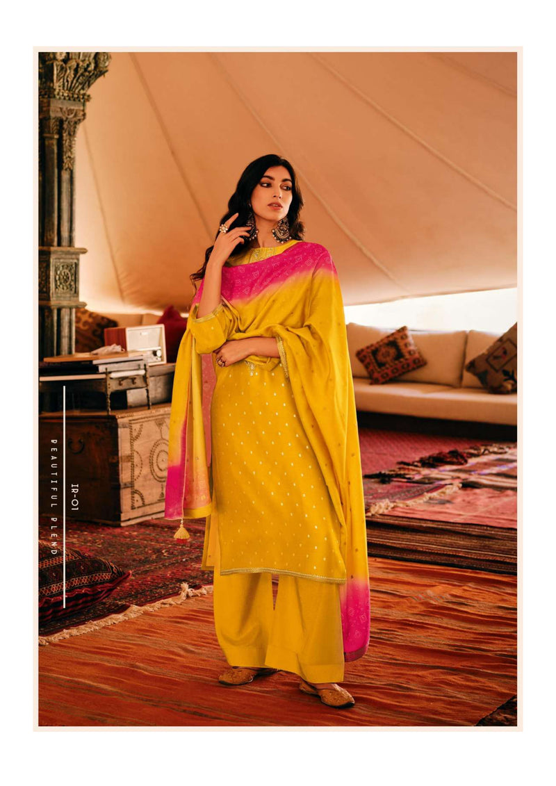 Varsha Fashion Iqra Russian Silk Embroidery Designer Salwar Suit