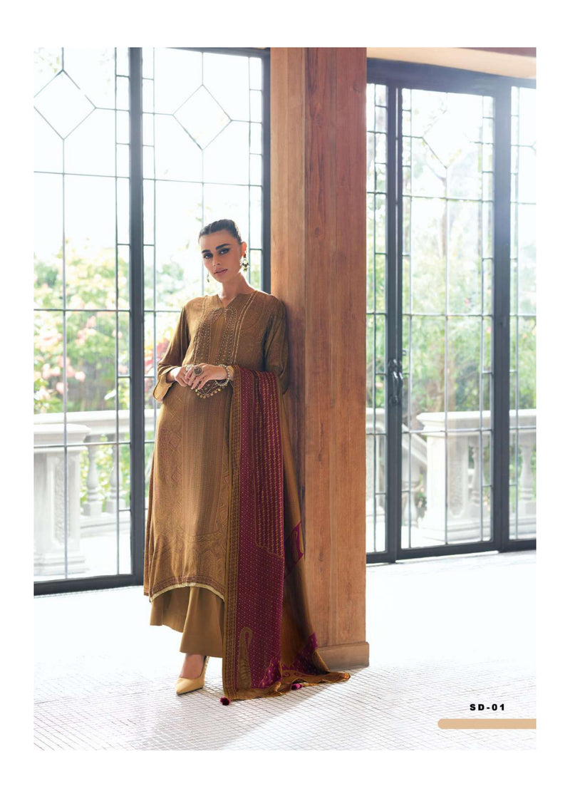 Varsha Fashion Sundari Modal Satin Festival Wear Salwar Kameez
