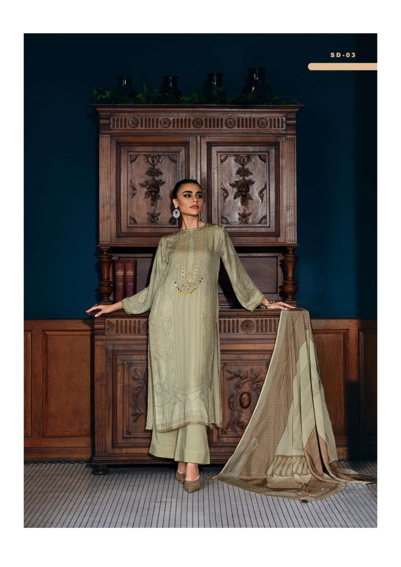 Varsha Fashion Sundari Modal Satin Festival Wear Salwar Kameez