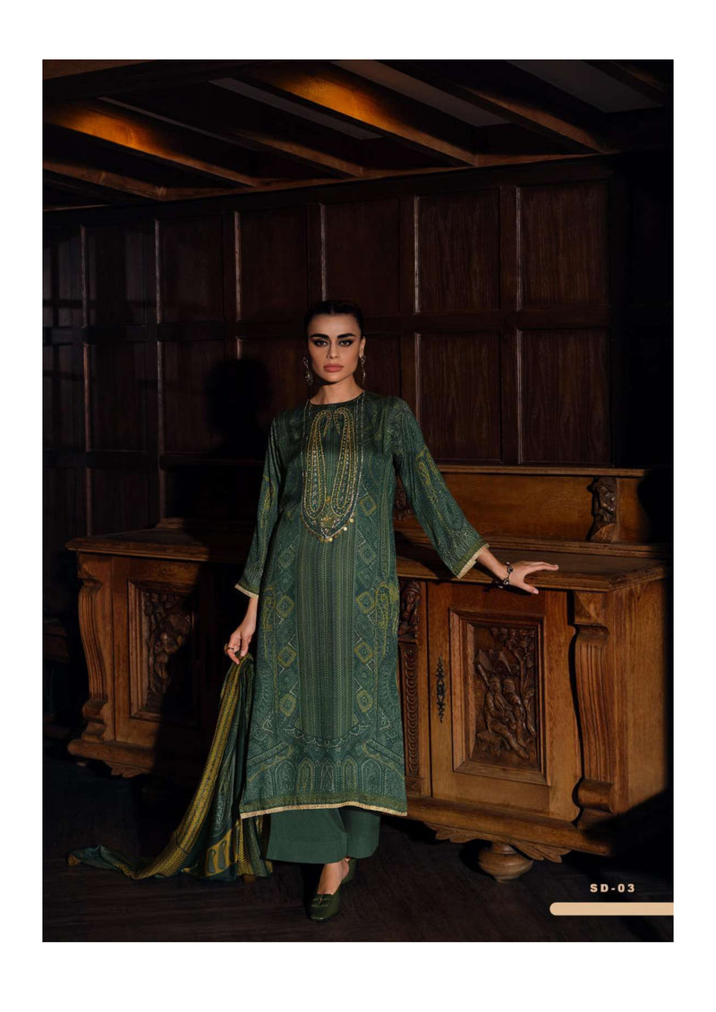 Varsha Fashion Sundari Modal Satin Festival Wear Salwar Kameez