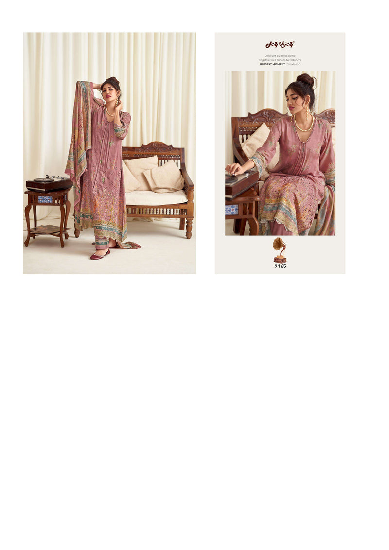Varsha Fashion Yaade Muslin Silk Fancy Border Embroidery Digital Printed Party Wear Salwar Suit