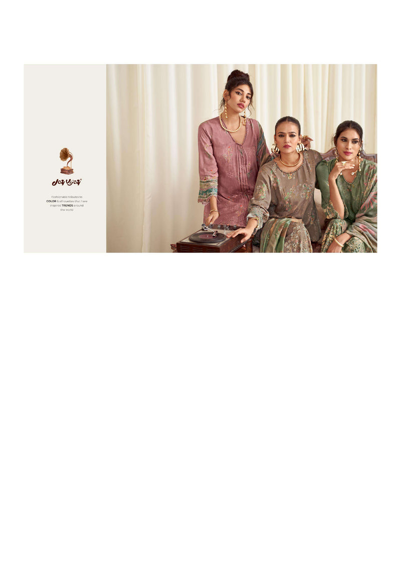 Varsha Fashion Yaade Muslin Silk Fancy Border Embroidery Digital Printed Party Wear Salwar Suit