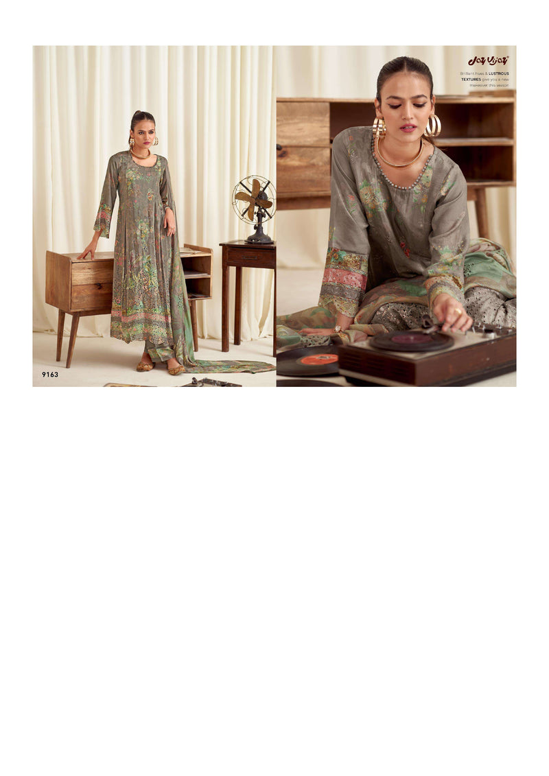 Varsha Fashion Yaade Muslin Silk Fancy Border Embroidery Digital Printed Party Wear Salwar Suit