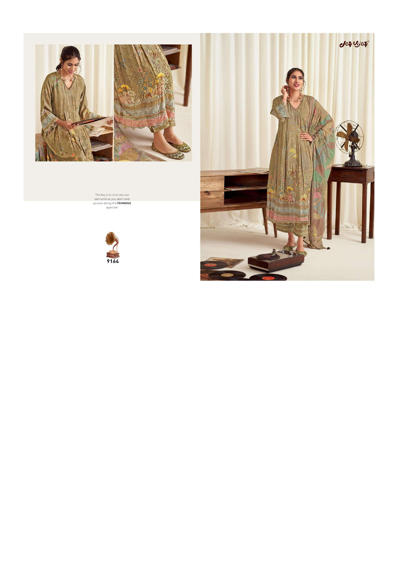 Varsha Fashion Yaade Muslin Silk Fancy Border Embroidery Digital Printed Party Wear Salwar Suit