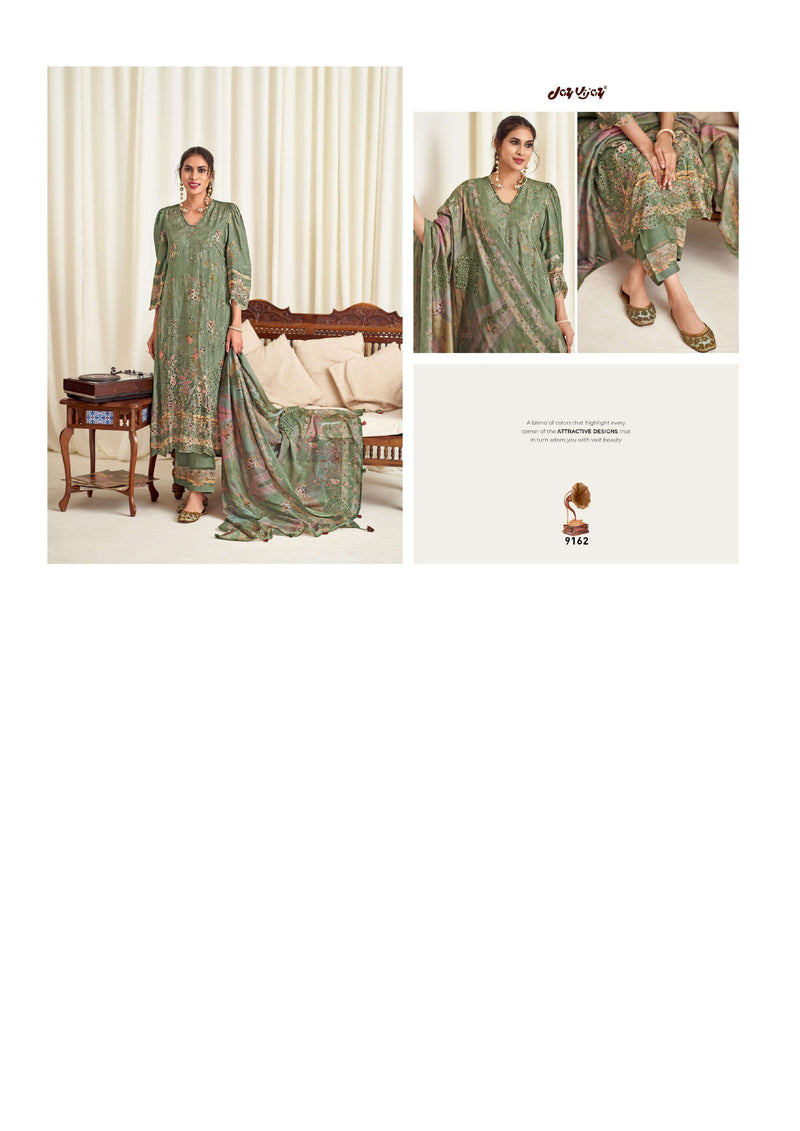 Varsha Fashion Yaade Muslin Silk Fancy Border Embroidery Digital Printed Party Wear Salwar Suit