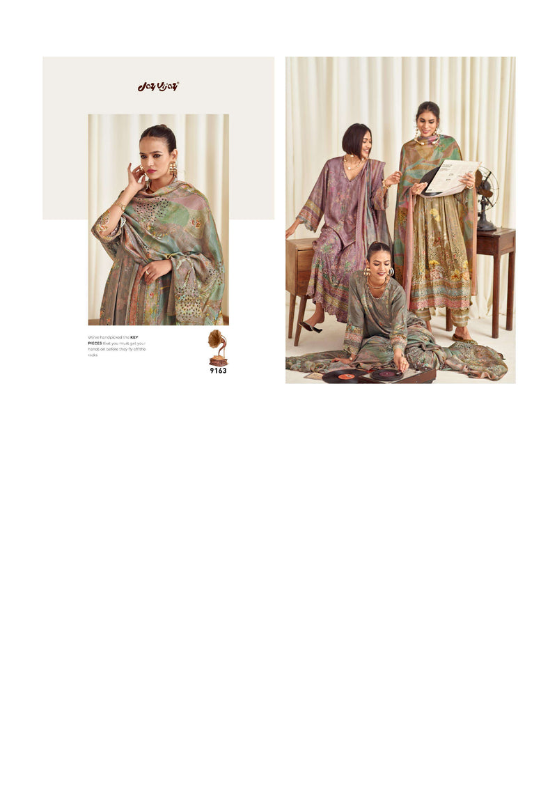 Varsha Fashion Yaade Muslin Silk Fancy Border Embroidery Digital Printed Party Wear Salwar Suit