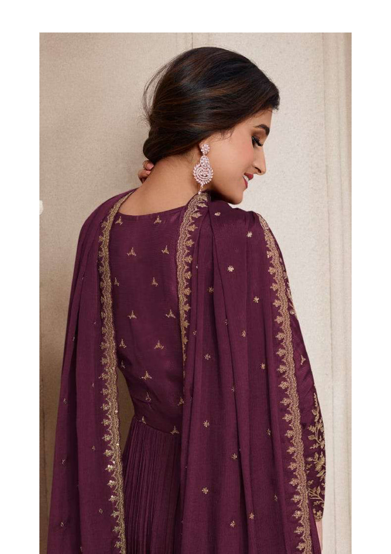 Vinay Fashion Sabina Chinon Embroidered Wedding Wear Salwar Suit Collection