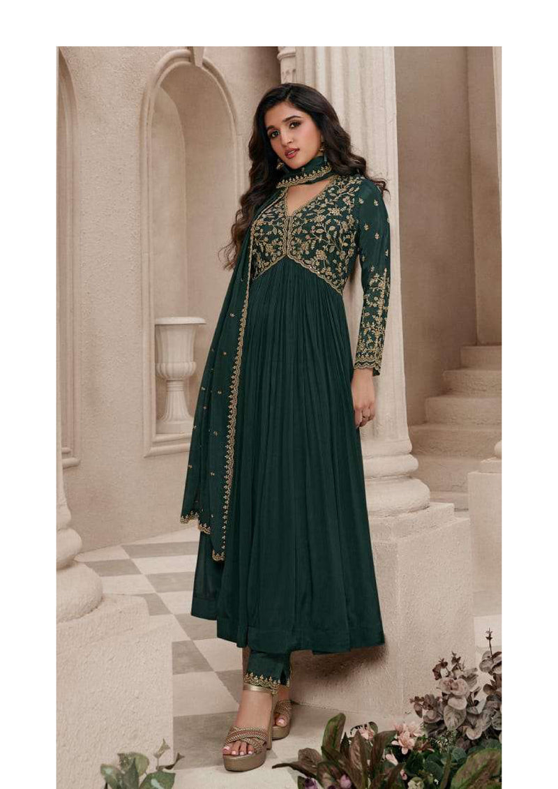Vinay Fashion Sabina Chinon Embroidered Wedding Wear Salwar Suit Collection