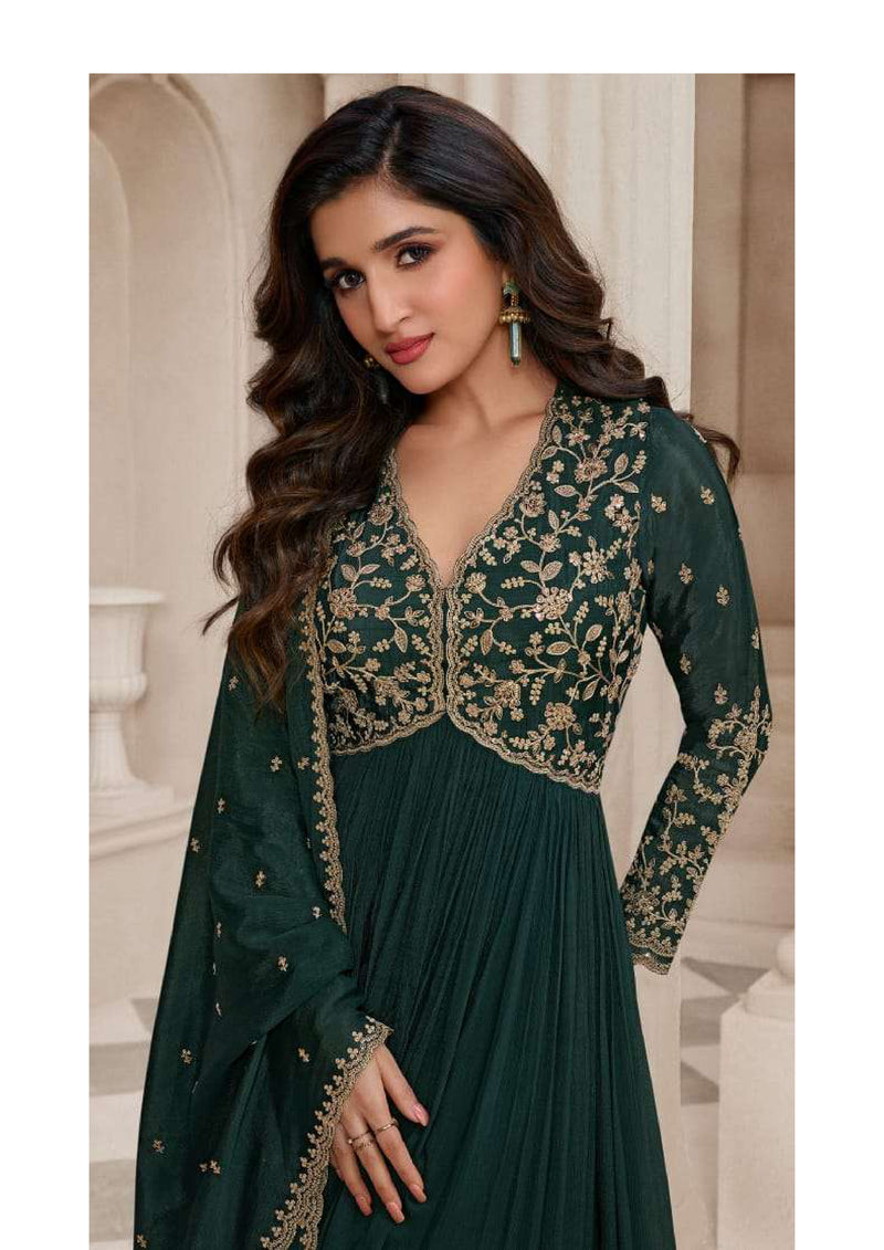 Vinay Fashion Sabina Chinon Embroidered Wedding Wear Salwar Suit Collection