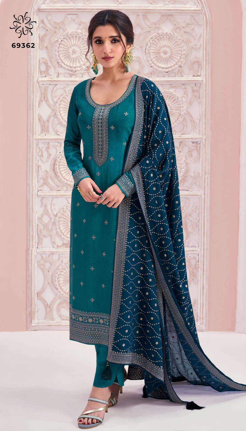 Vinay Fashion Siya Silk Embroidered Wedding Wear Suit Collection