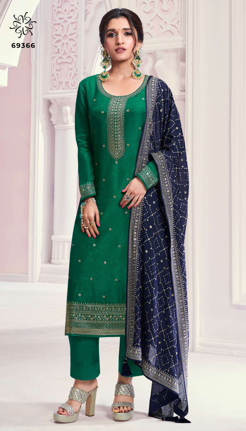 Vinay Fashion Siya Silk Thread Embroidered Designer Wedding Wear Salwar Suit
