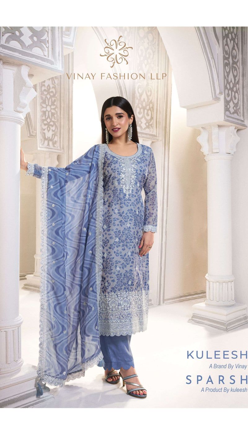Vinay Fashion Sparsh Organza Digital Printed Party Wear Salwar Suit
