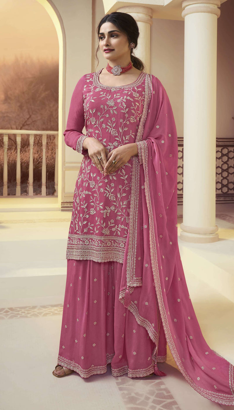 Vinay Fashion Suhaani Chinon Heavy Embroidered Unstitched Suit
