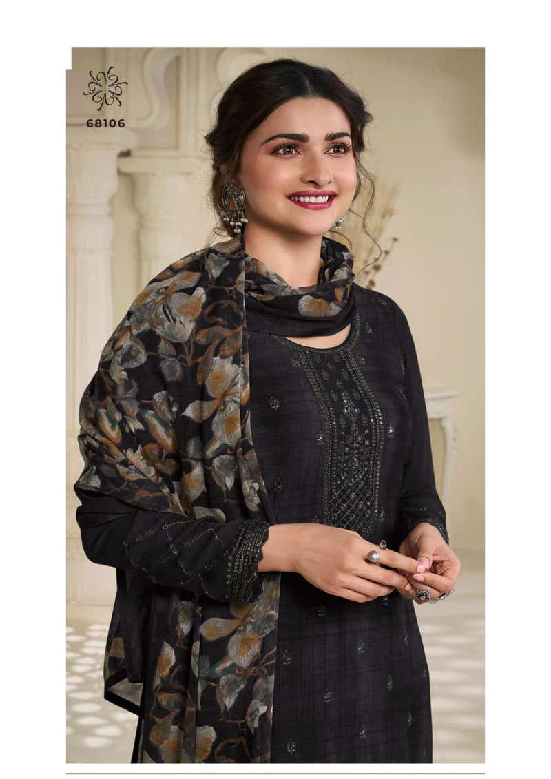 Vinay Fashion Silkina Royal Crepe Vol 45 Designer Wedding Wear Salwar Suit