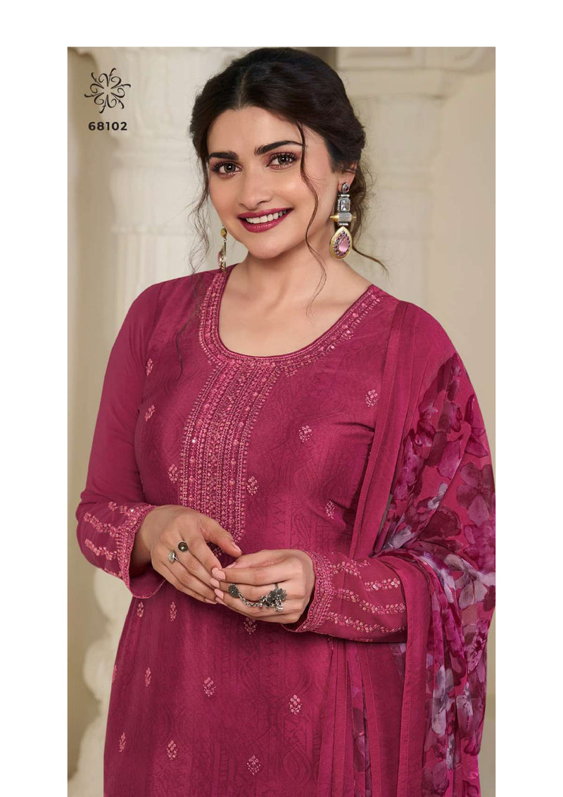 Vinay Fashion Silkina Royal Crepe Vol 45 Designer Wedding Wear Salwar Suit