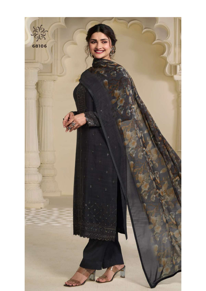 Vinay Fashion Silkina Royal Crepe Vol 45 Designer Wedding Wear Salwar Suit