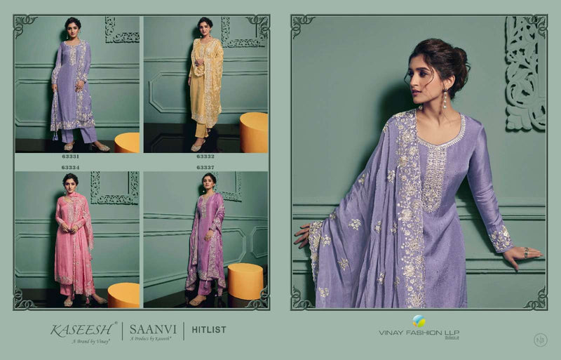 Vinay Fashion Saanvi Hitlist Dola Embroidery Work Pakistani Salwae Kameez