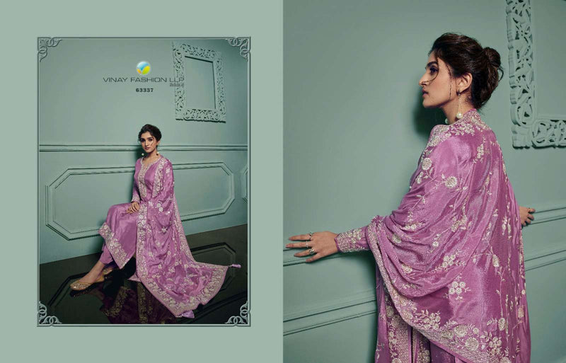 Vinay Fashion Saanvi Hitlist Dola Embroidery Work Pakistani Salwae Kameez