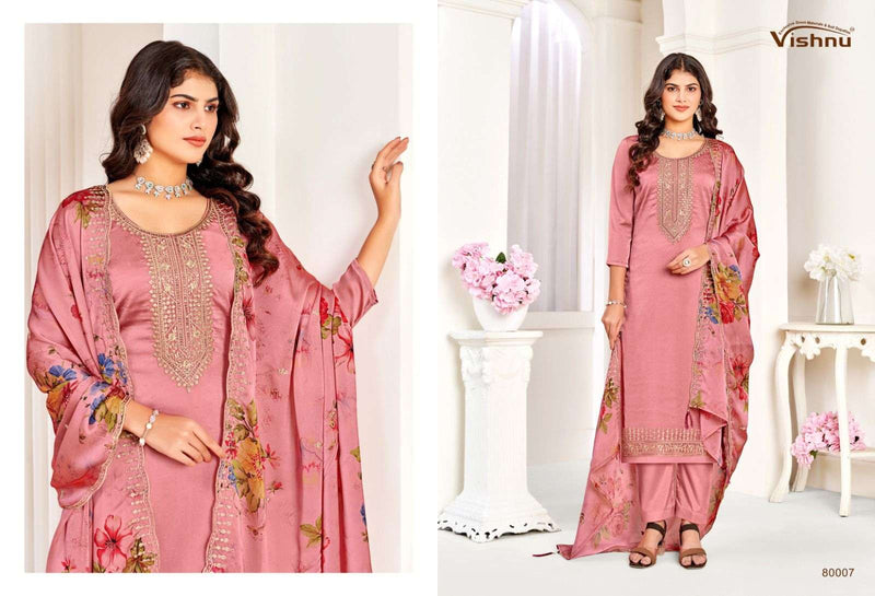 Vishnu Impex Naseeb Vol 2 Silk Designer Salwar Kameez