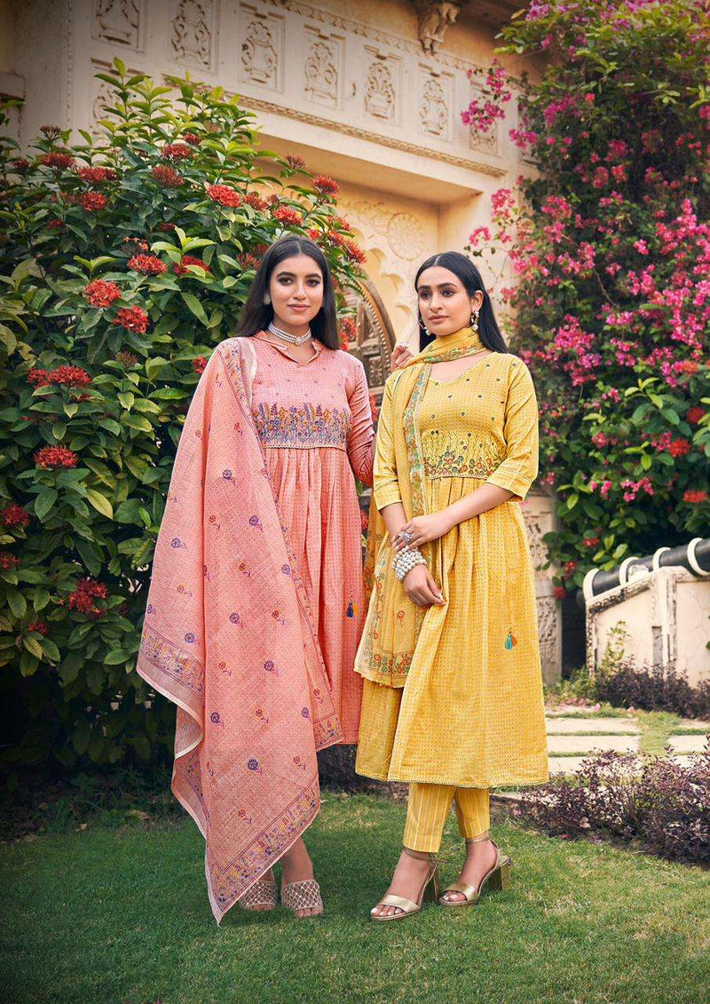 Vitara Fashion Glory Amazing Fancy Work Kurti With Pant And Dupatta Catalog