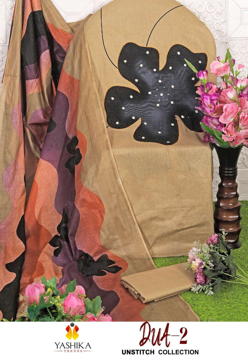 Yashika Trends Dua Vol 2 Heavy Cotton Digital Printed Handwork Salwar Suit