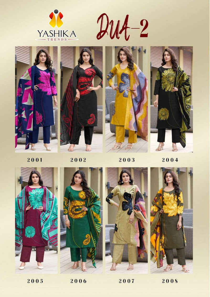 Yashika Trends Dua Vol 2 Heavy Cotton Digital Printed Handwork Salwar Suit