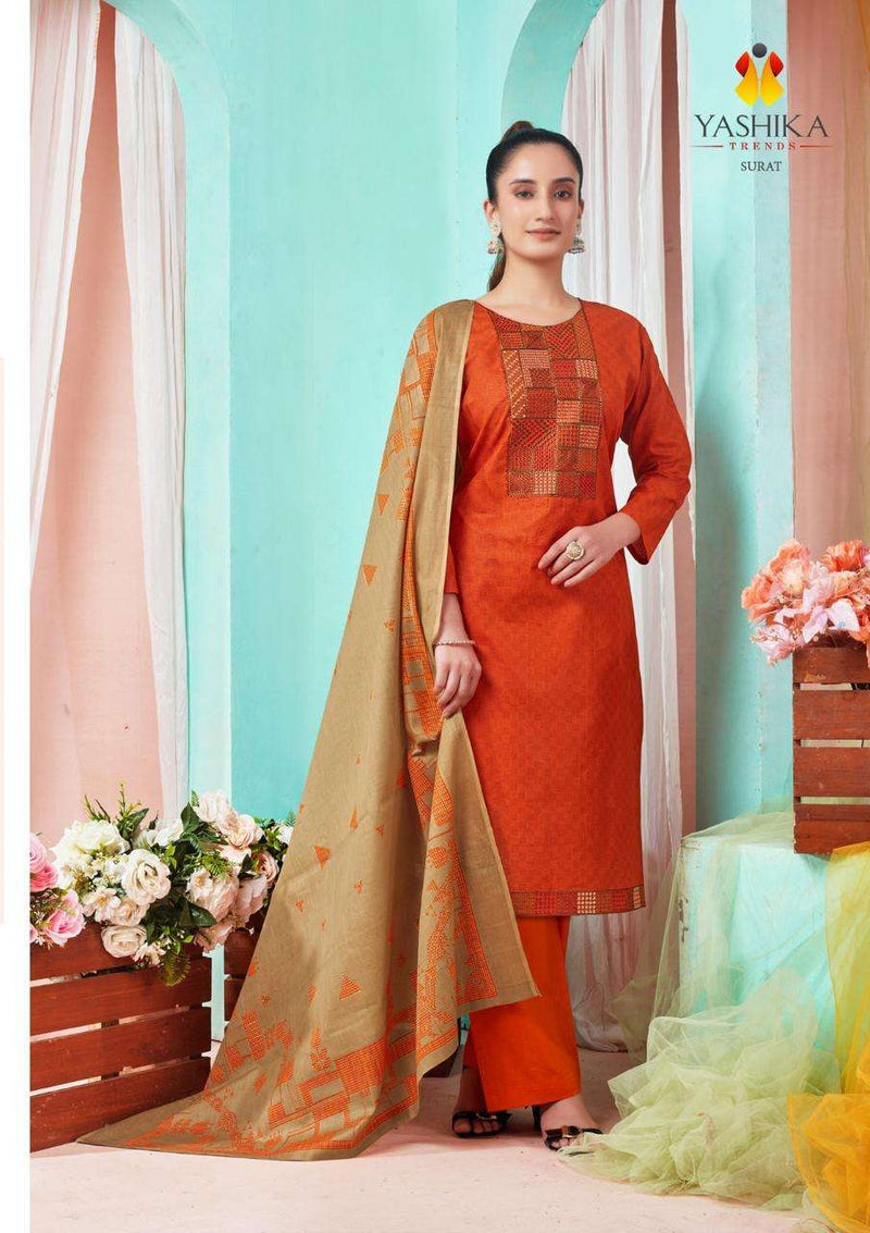 Yashika Trends Kantha Cotton Printed Fancy Casual Wear Salwar Suit