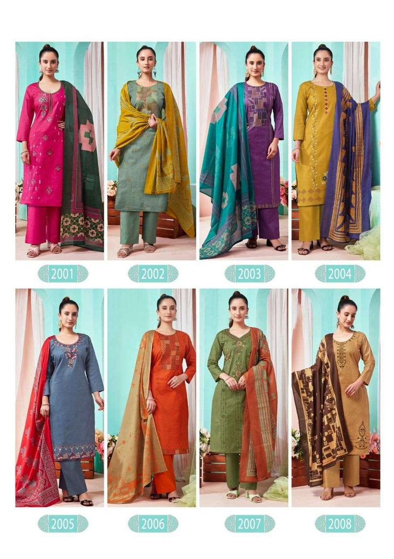 Yashika Trends Kantha Cotton Printed Fancy Casual Wear Salwar Suit