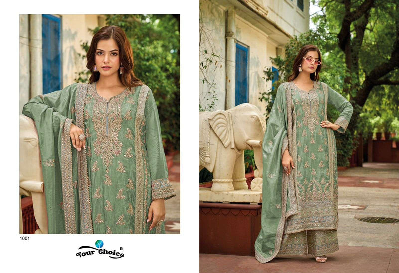 Your Choice Cosmos Silk Heavy Designer Party Wear Suit Collection