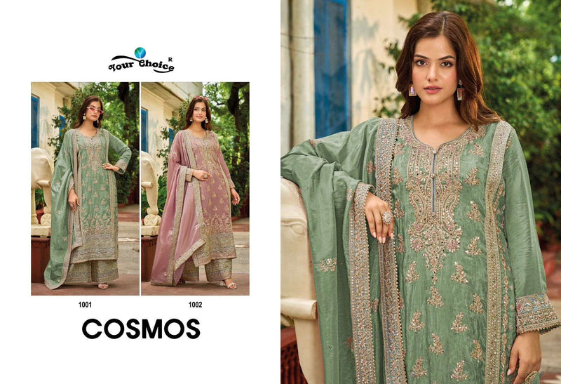 Your Choice Cosmos Silk Heavy Designer Party Wear Suit Collection